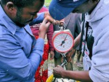 weighing_a_bucket_with_harvested_fish