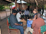 Discussion with farmer in Mjinchi