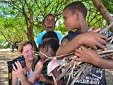 Talk with kids from fishing community in Nkhotakota