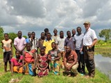 Group photo with farmer community in Mjinchi