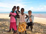 Talk with kids from the fisher community in Nkhotakota