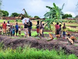 At the ponds in Nkahotakota community 