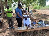 Training in fish processing 